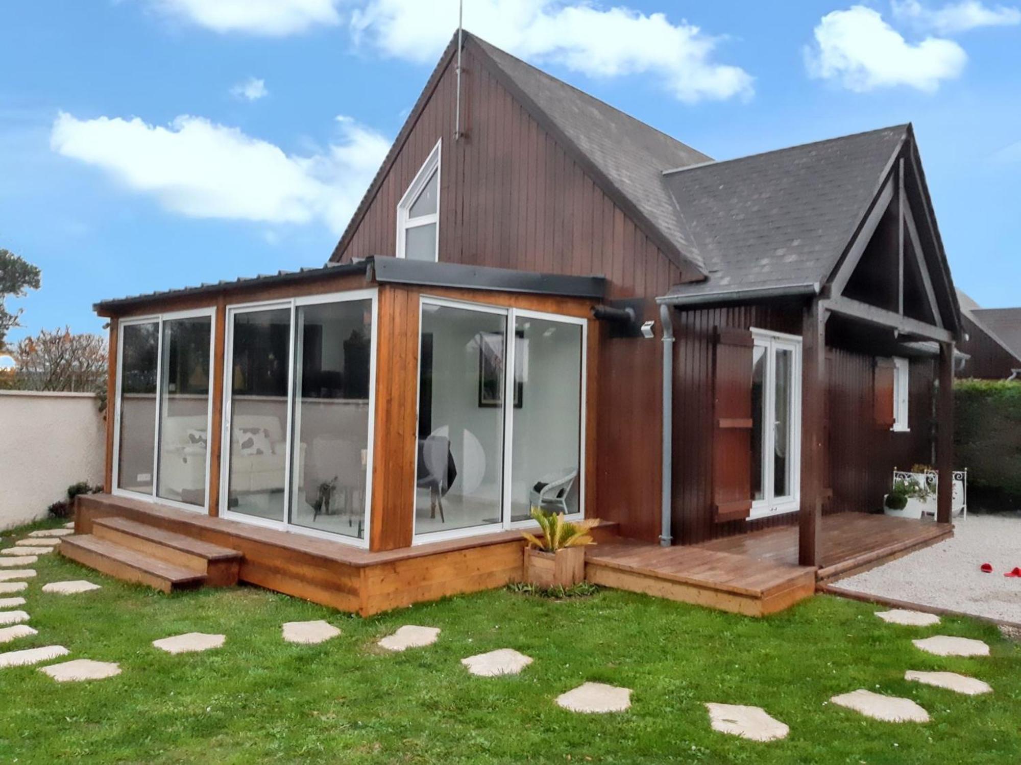 Maison Charmante A Colleville-Montgomery Avec Jardin Clos Bagian luar foto